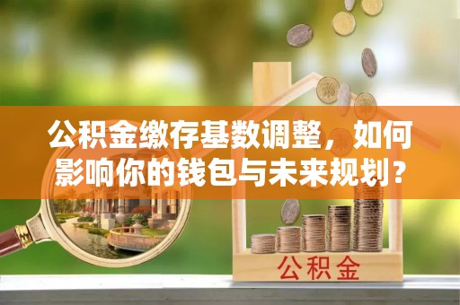 斗门公积金缴存基数调整，如何影响你的钱包与未来规划？