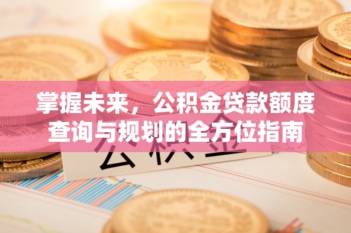 斗门掌握未来，公积金贷款额度查询与规划的全方位指南