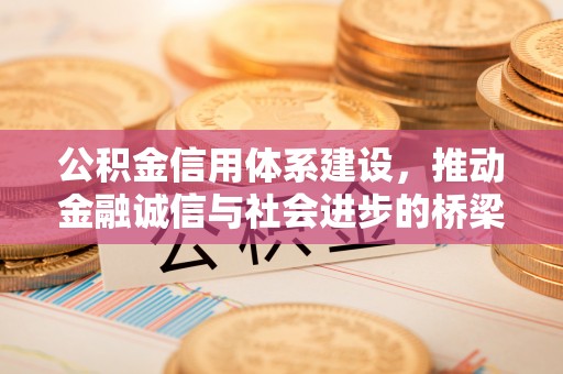 斗门公积金信用体系建设，推动金融诚信与社会进步的桥梁