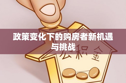 斗门政策变化下的购房者新机遇与挑战